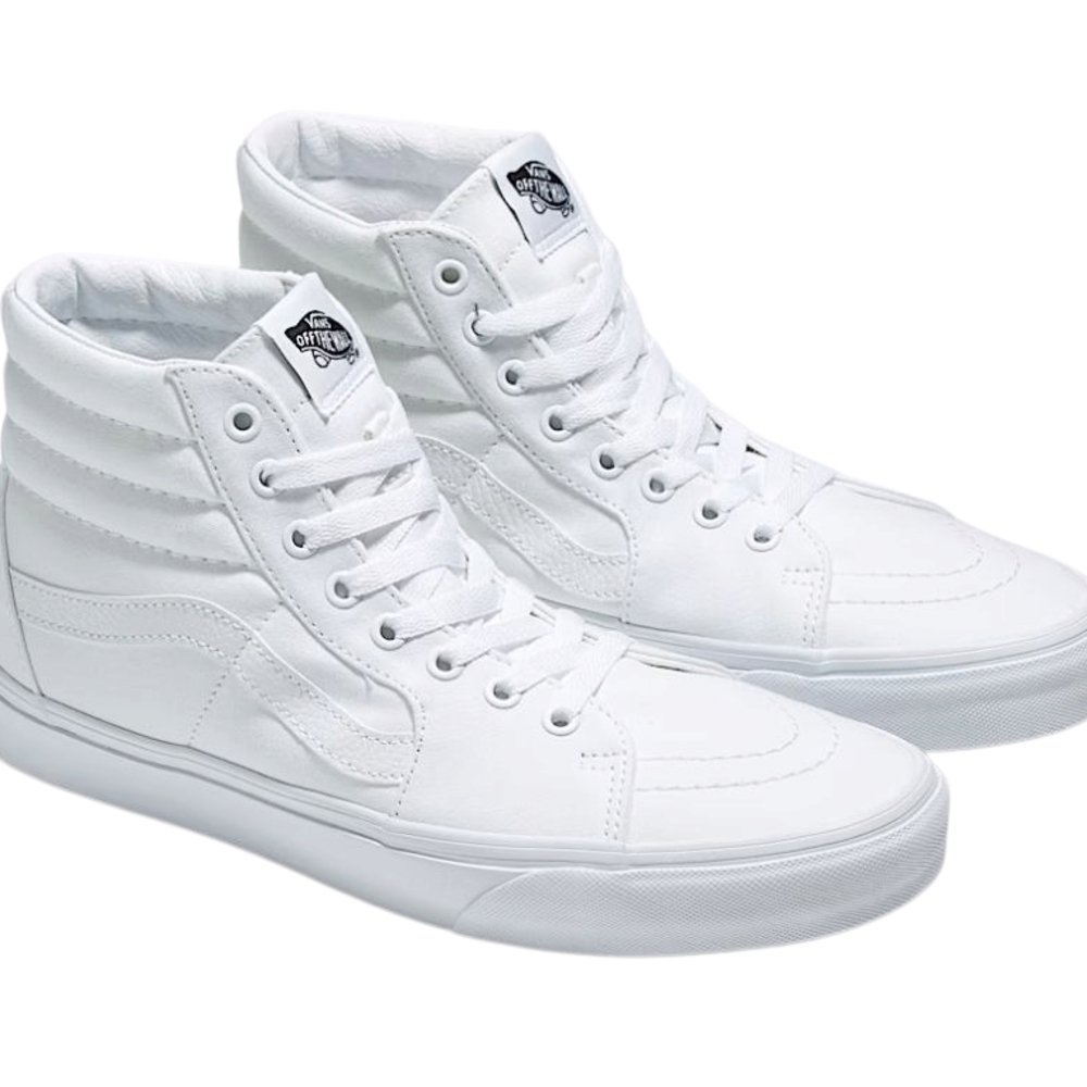 Vans White Sneakers Classic High-Top Design